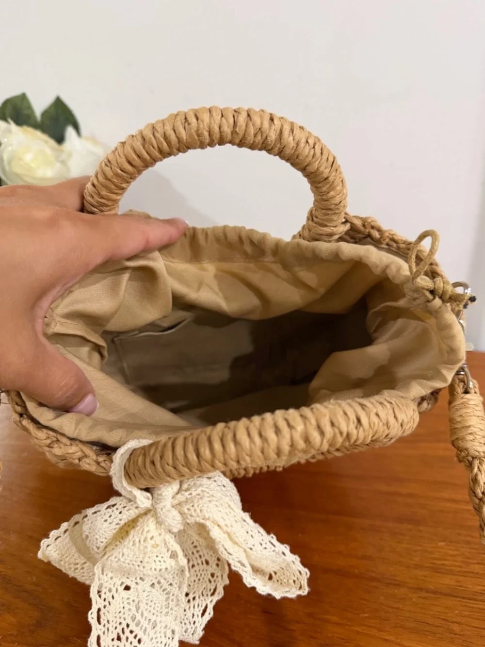 Straw Clutch Top Handle Handbags Rattan Straw Bag Summer Beach Tote Shoulder Bag